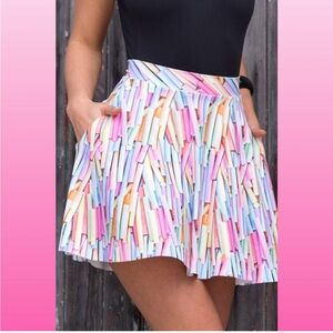 Blackmilk Chalky Pocket Skater Skirt